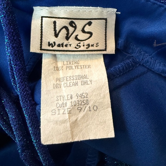 Y2K Blue Missoni Pattern Shimmer Maxi Dress - Picture 10 of 10